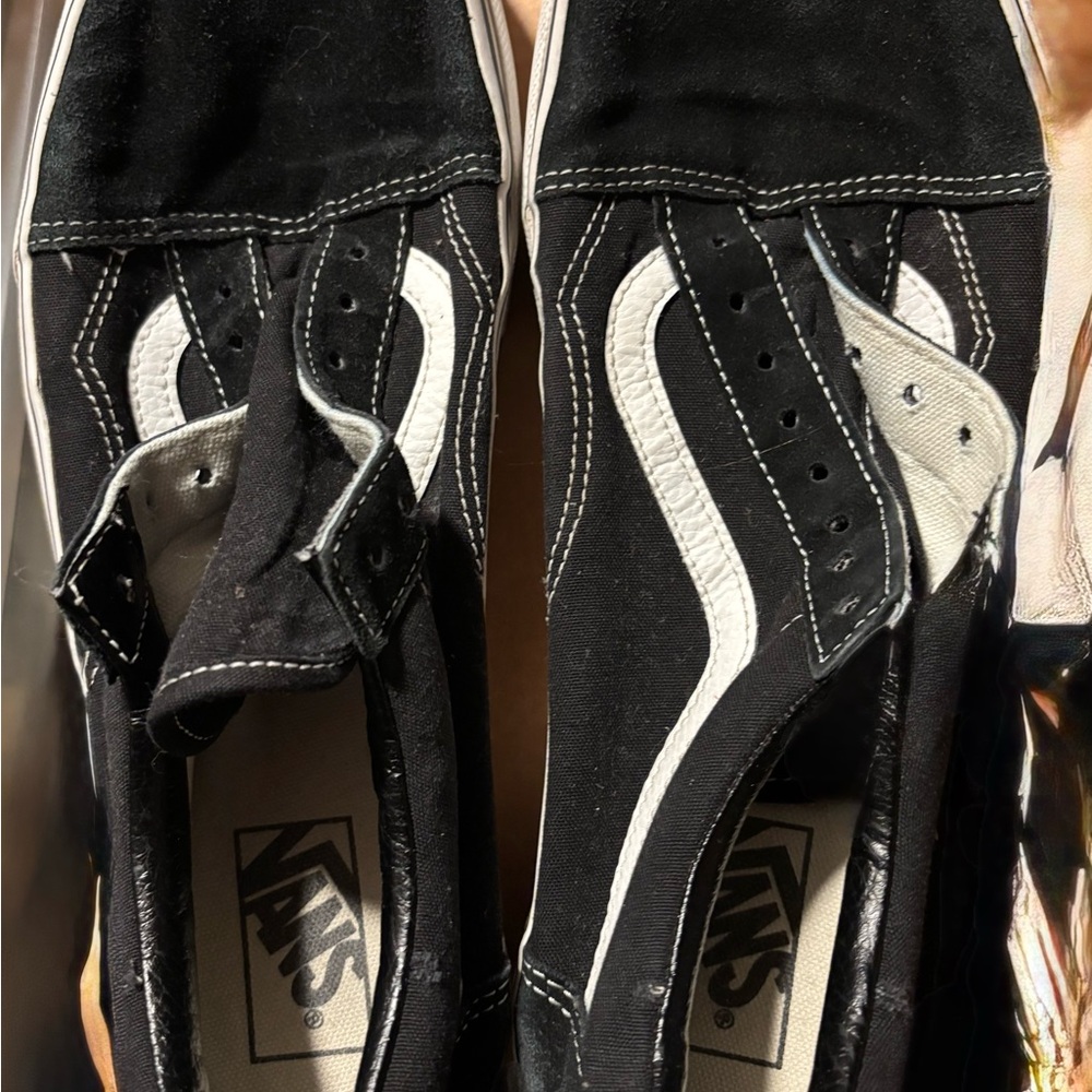 Vans Unisex Off The Wall 507698 Black Suedes Skater Sneakers Size 11 Men’s